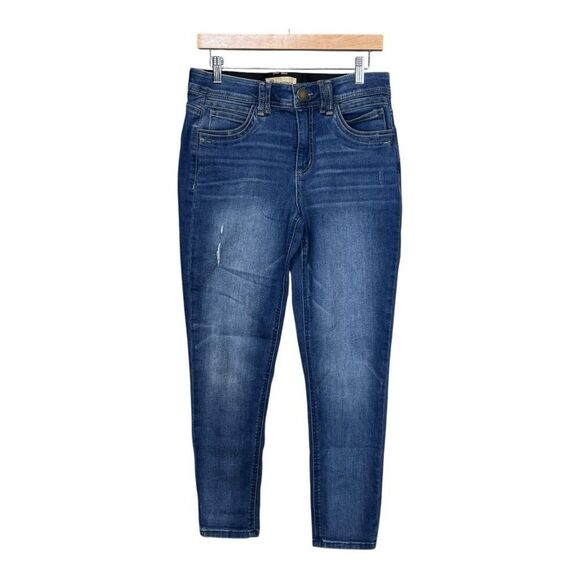 Democracy Ab Technology Blue Denim Jeans Stretch Women's Size 8 - Picture 1 of 9
